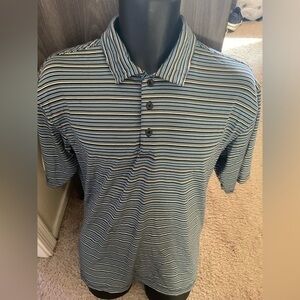 Men’s used size XL Slazenger multicolor polo shirt golf performance